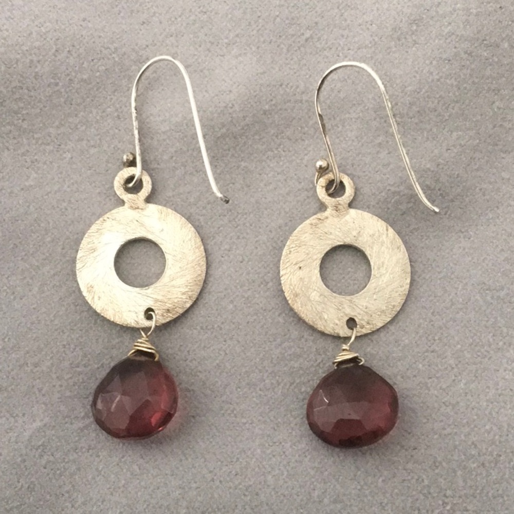 Sterling Tourmaline Earrings